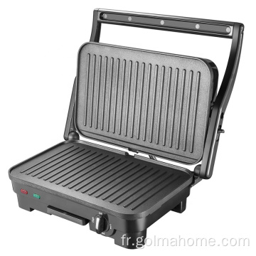 Grillades de grande taille détachables pour la protection de la vaisselle Coffre-fort avec plaque réversible Deux côté à l&#39;aide d&#39;une grille de grille électrique grillable